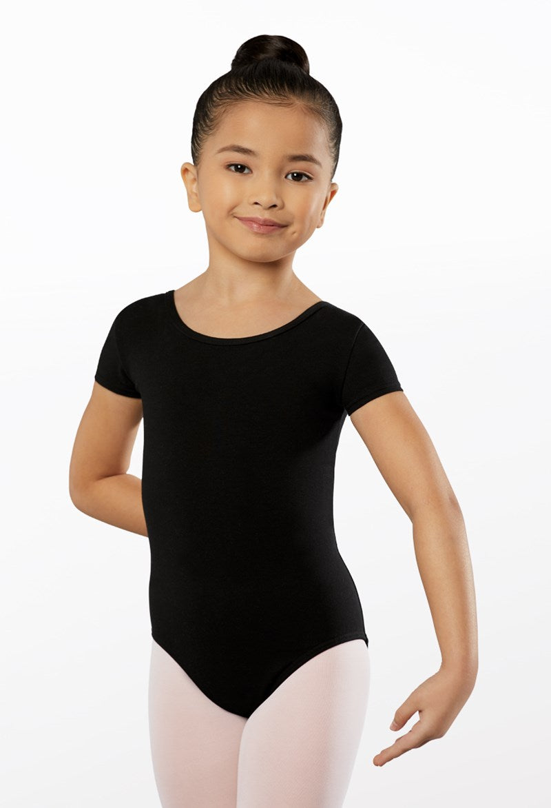 KIDS COTTEN STRAPPY LEOTARD