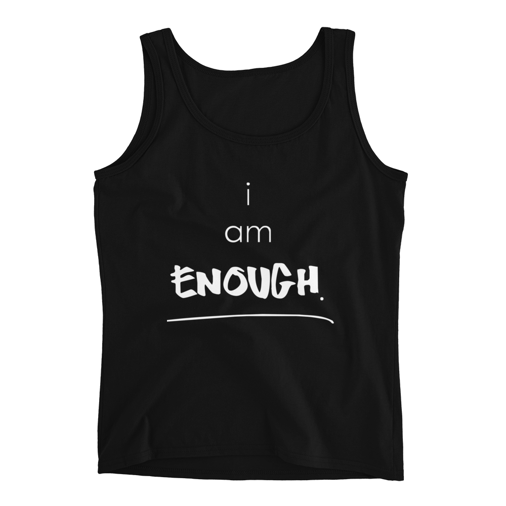 I AM ENOUGH LADIES TANK